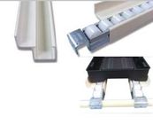 2mm Thickness Plastic Guide Rails , Linear Motion Guide Rail 3 Meter Length